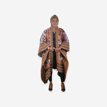KIMONO WITH ASO OKE ORANGE